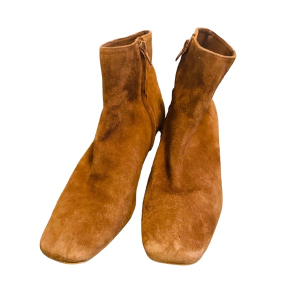 Urban Outfitters Elle Suede Ankle Boot Brown - Picture 7 of 11